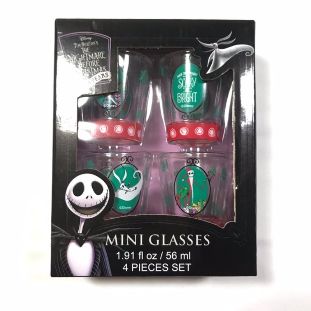Jack Skellington 4 Shot Glasses
